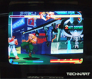 テクナート アーケードゲーム専用モニターとSVG-8中古